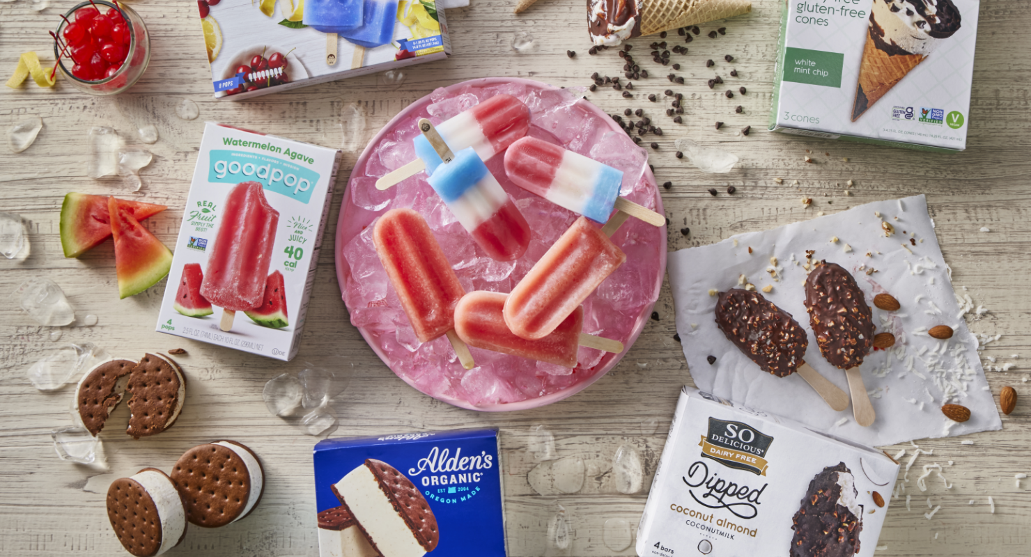 Ice cream and popsicles on table: feature1_3