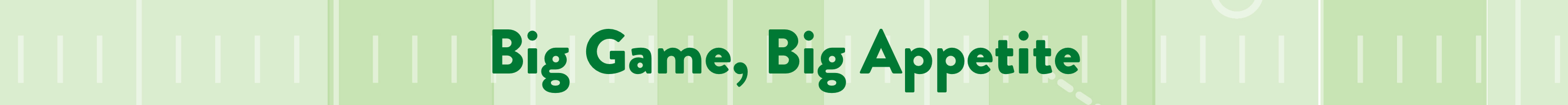 The Ultimate Game Day Spread Banner