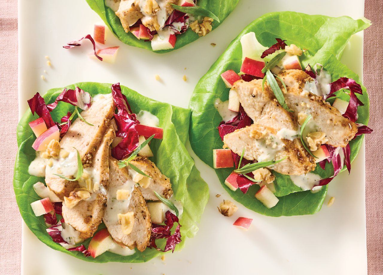 Chicken Salad Lettuce Cups