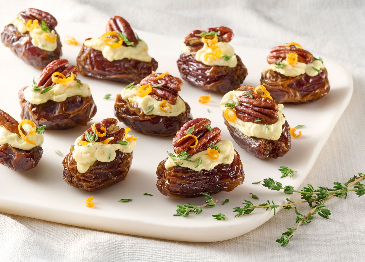 Citrus Herb Stuffed Dates