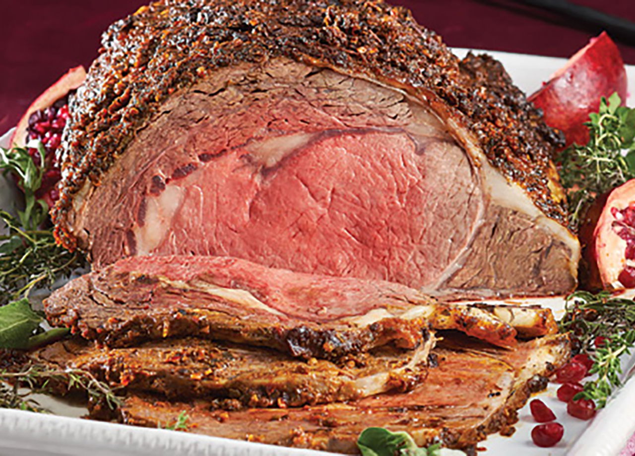 Herb-Crusted Beef Rib Roast