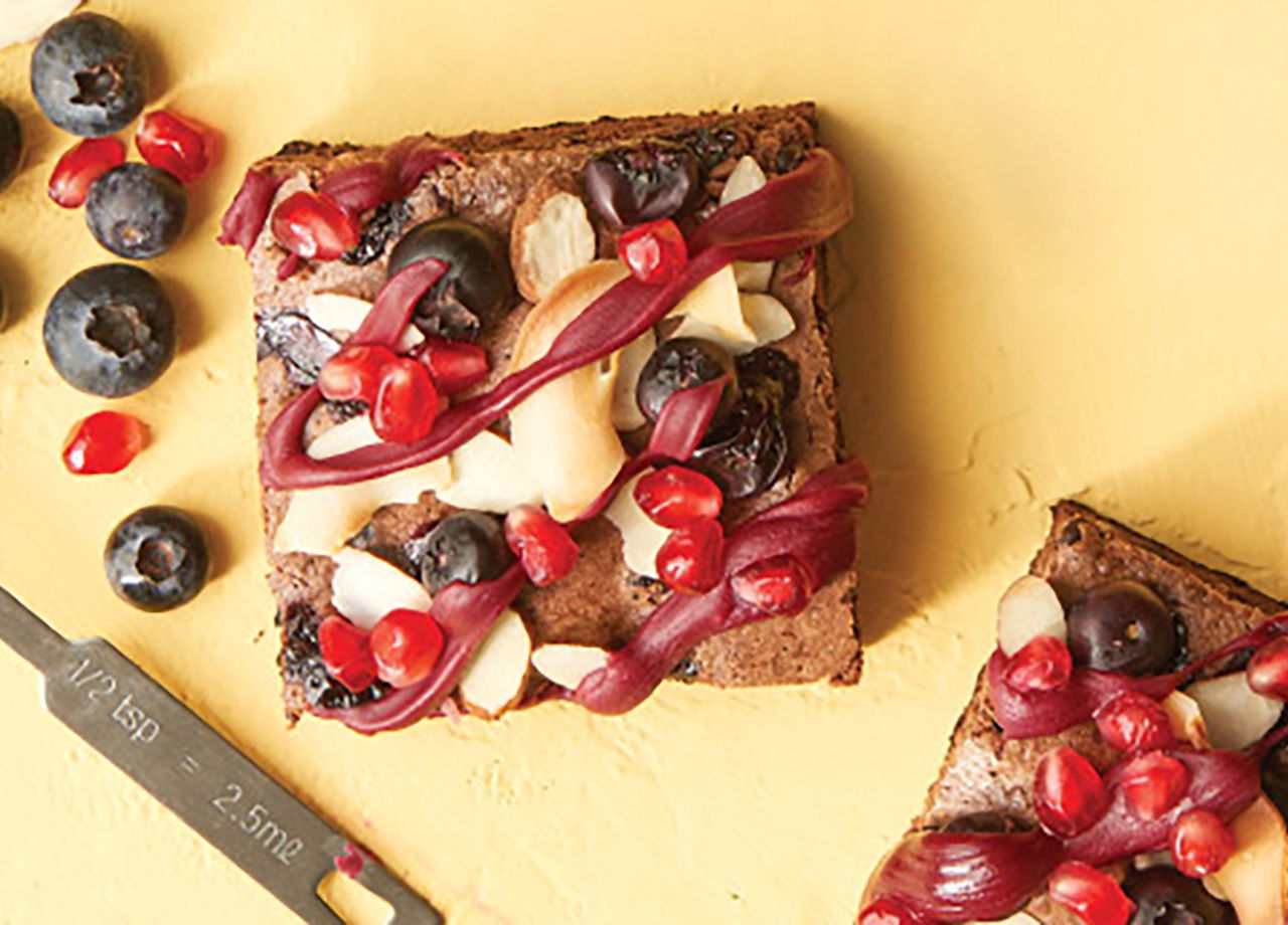 Pomegranate Brownies