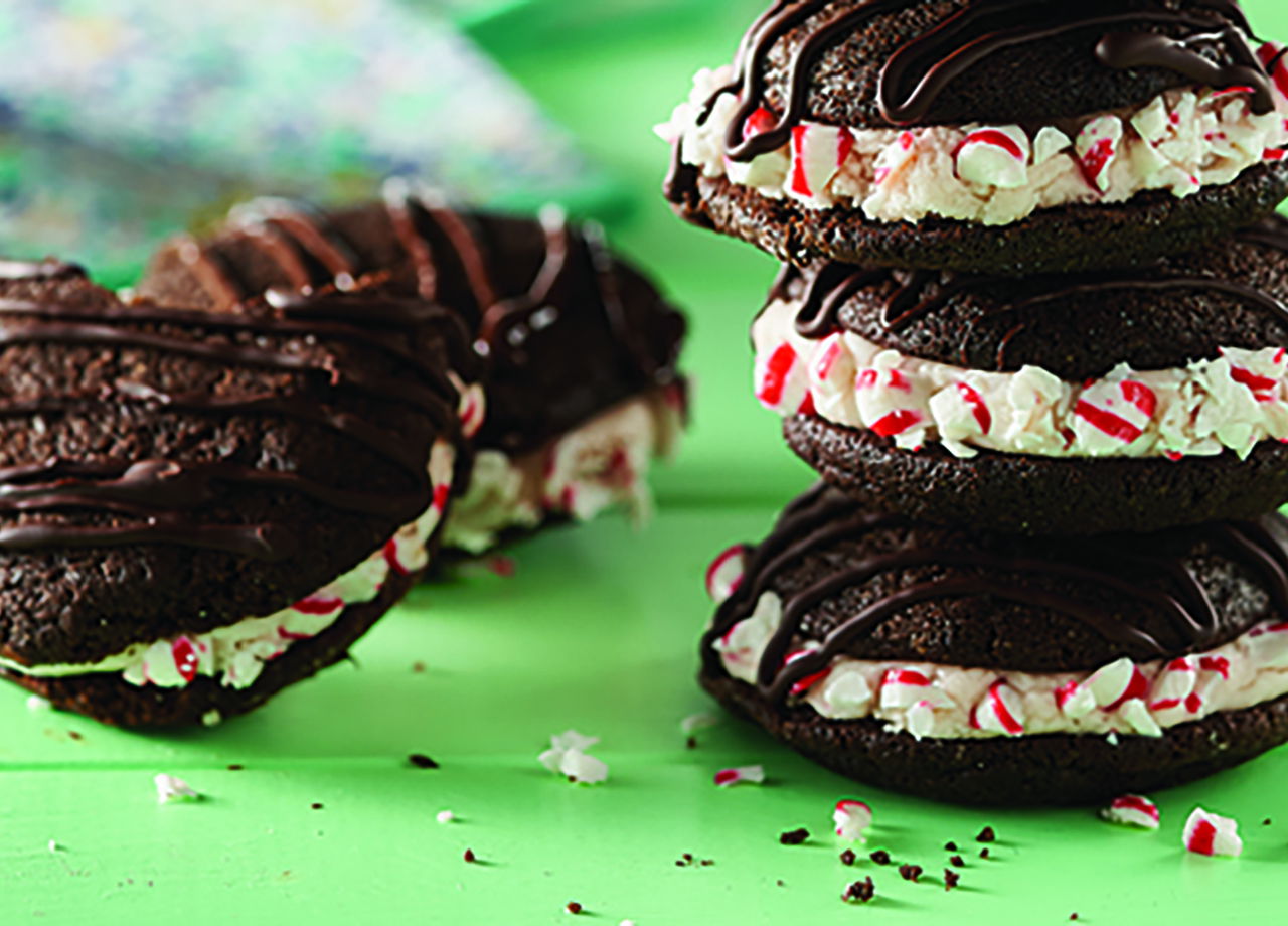 Peppermint Sandwich Cookies