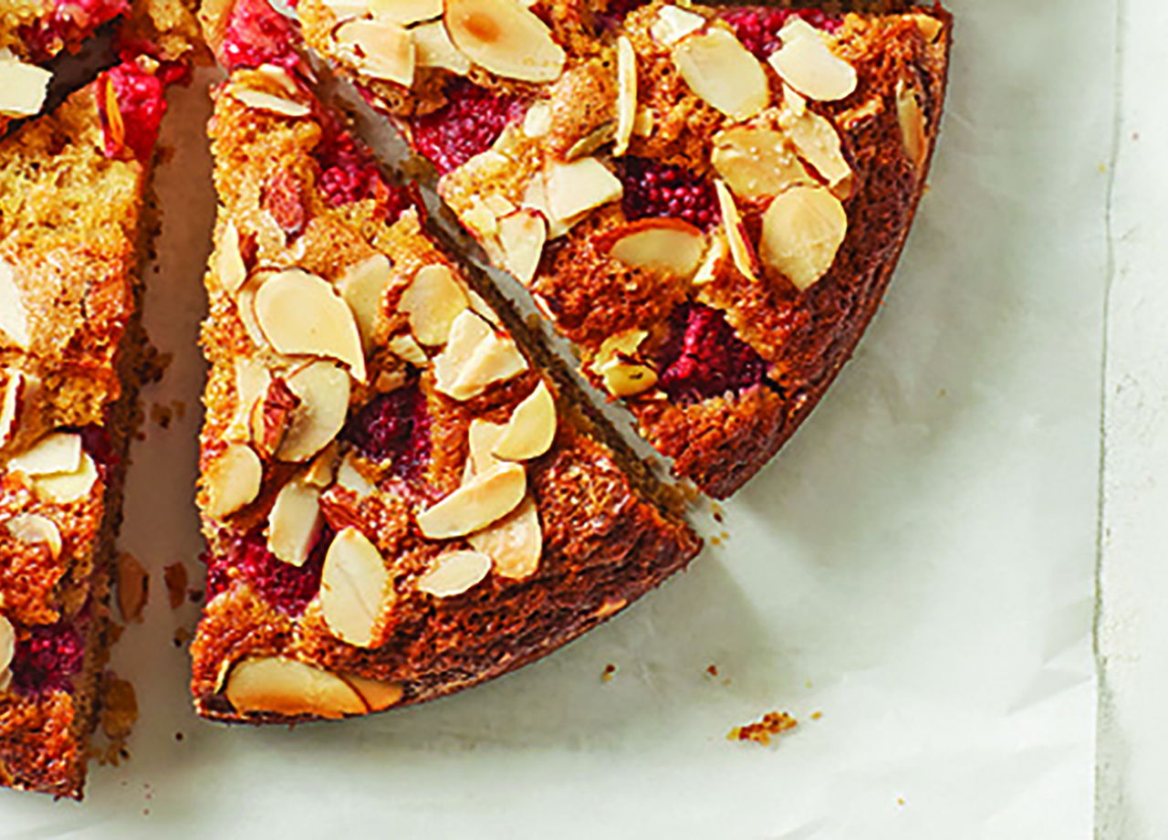 Raspberry Almond Coffee Cake