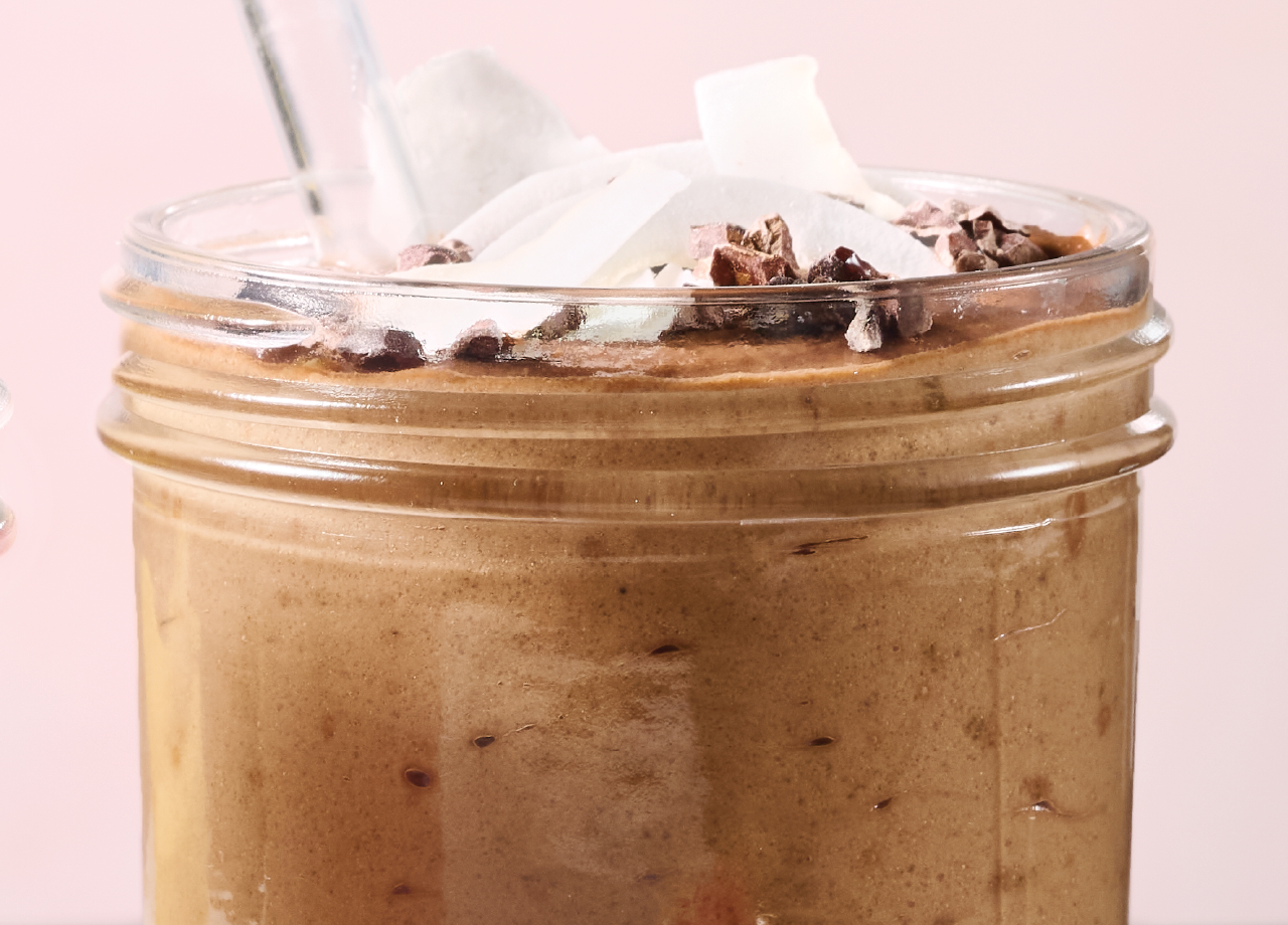 Chocolate Mocha Protein Smoothie