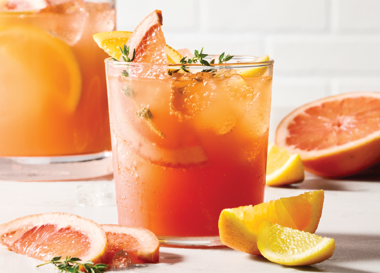 Citrus & Thyme Mocktail Spritzers