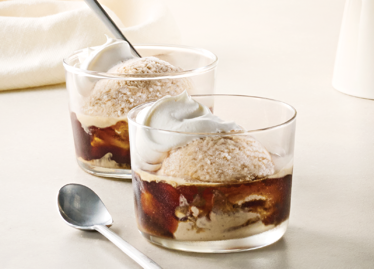 Cold Brew Float with Eggnog Ice Cream