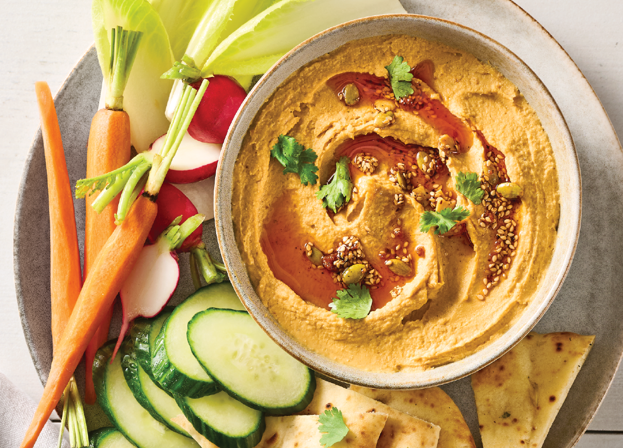 Spicy Sweet Potato Hummus