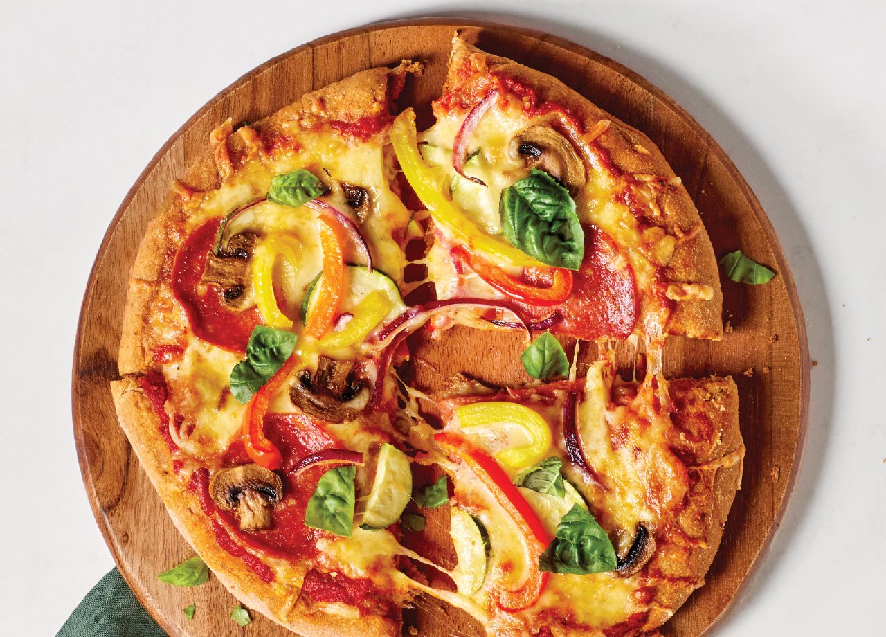 Whole Wheat Mini Pizzas